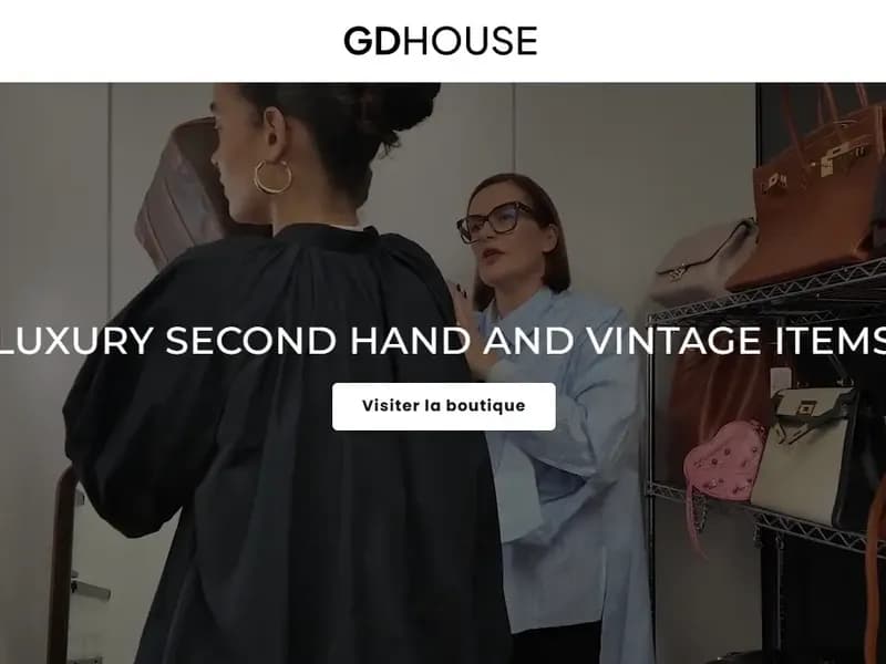 Hero du site GD House