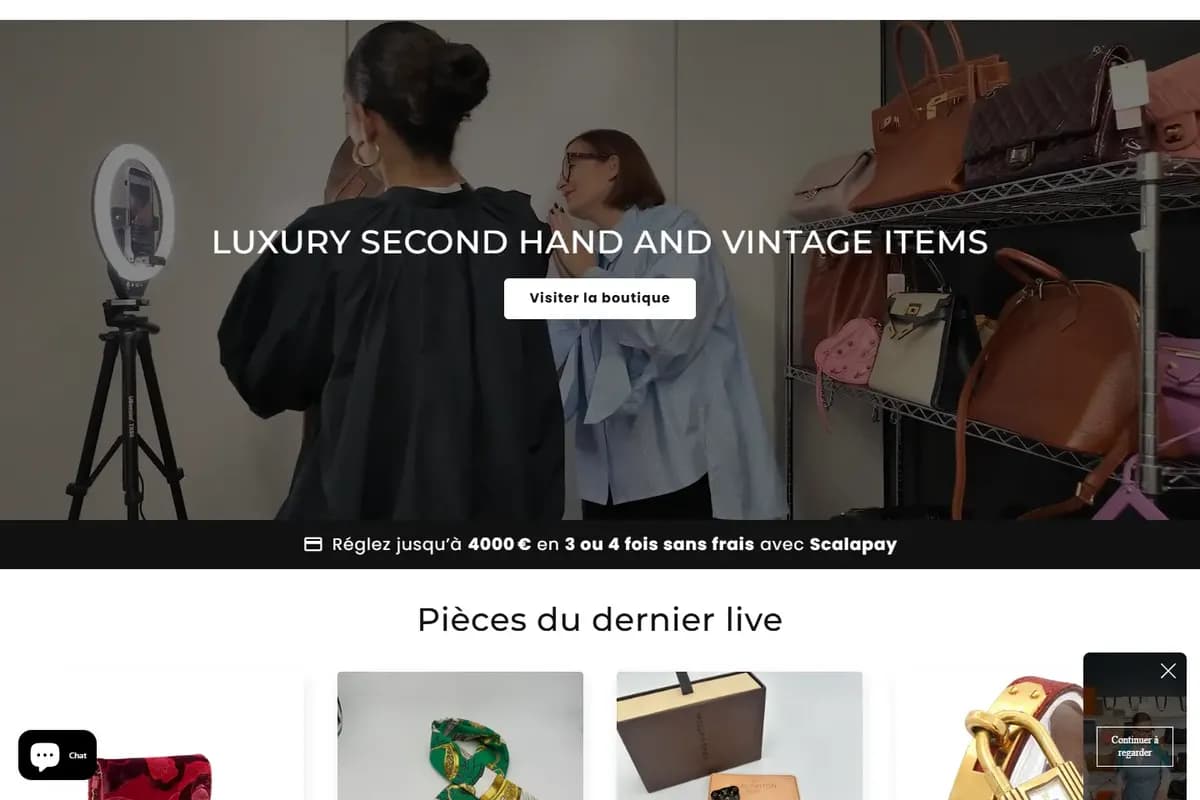 Homepage du site GD House